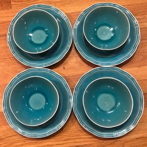 Nicole Miller Crackle Glaze bowls